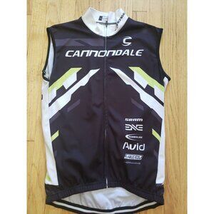 Cannondale Womens CFR Pro Cycling Vest Jersey Medium Black Sleeveless